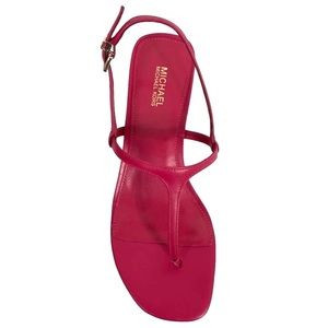 Michael Kors Raspberry Tasha T Strap Sandals